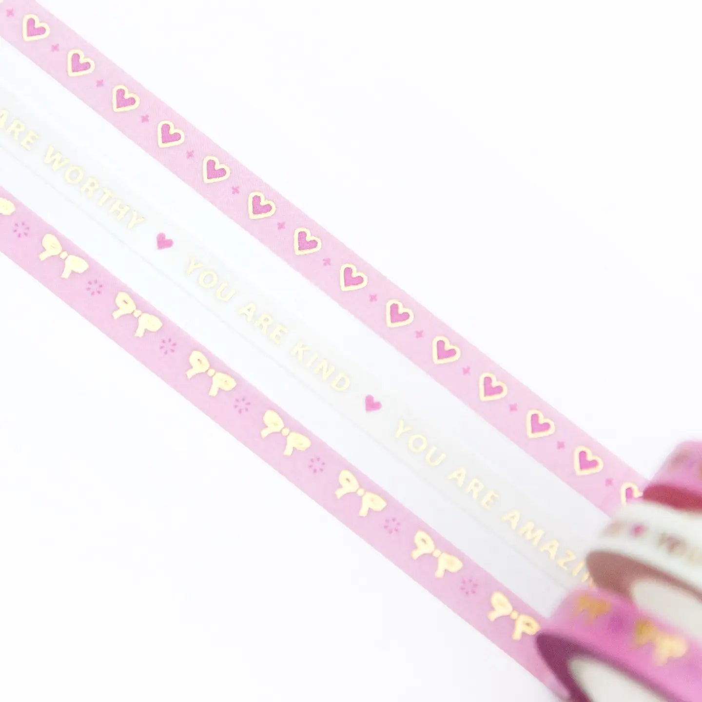 Willwa Washi tape - Love & Bows (set van 3)