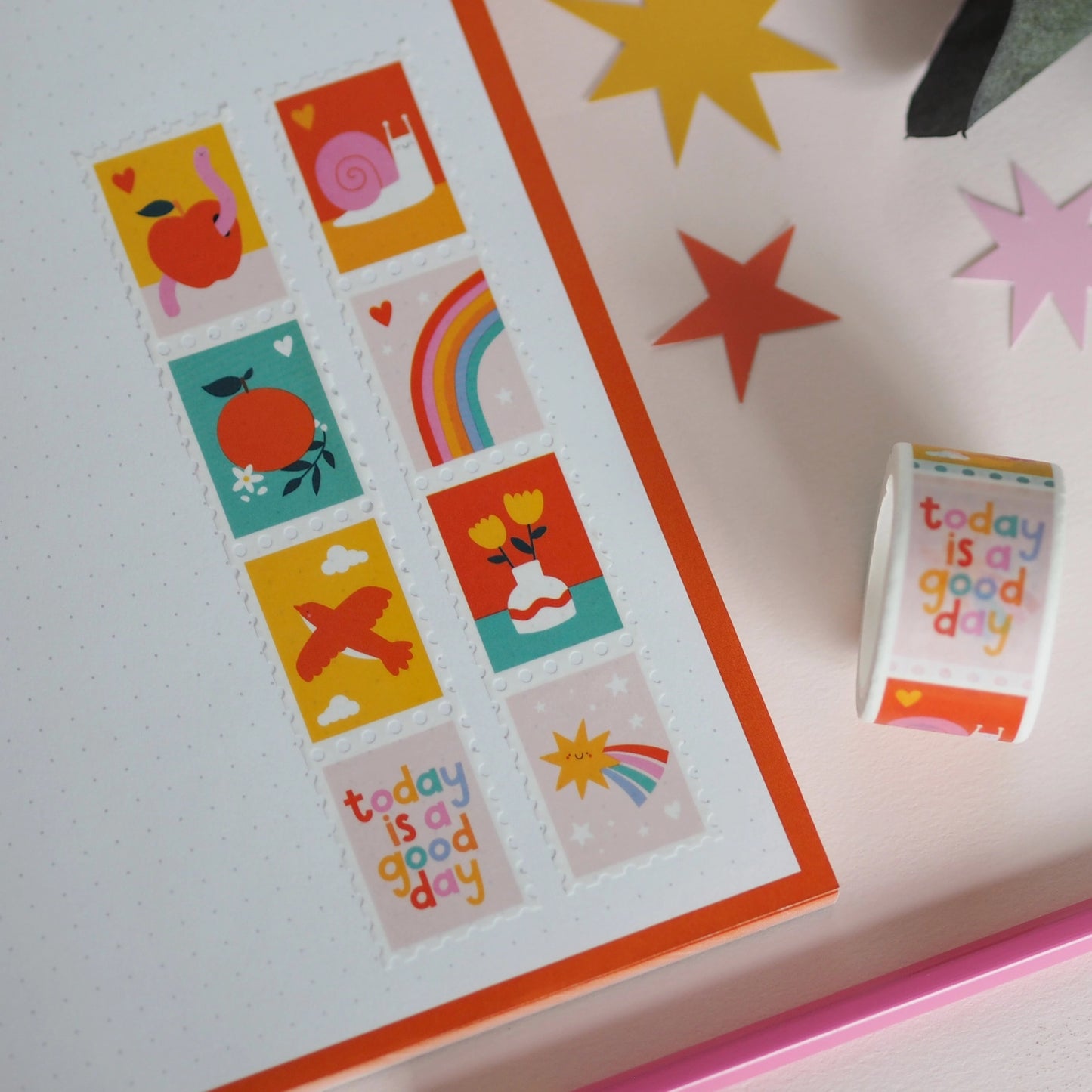 Postage stamp - Wide Washi tape