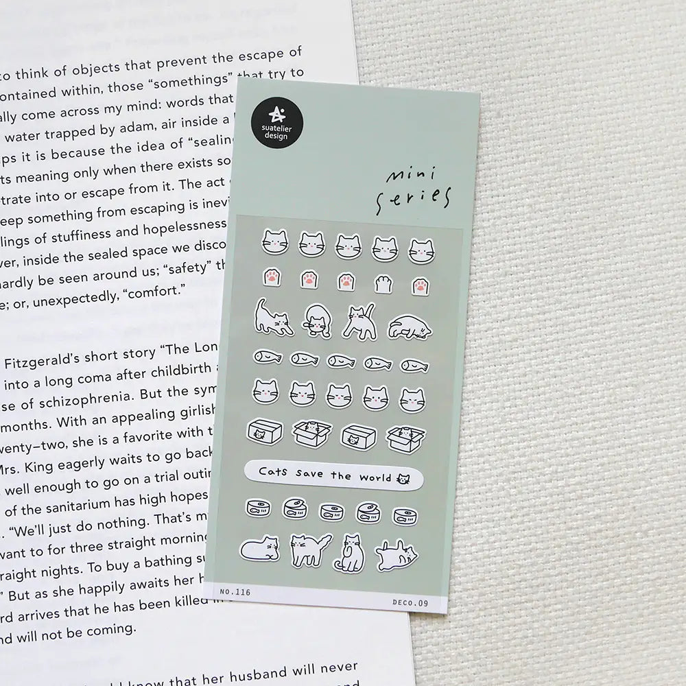 Suatelier Design - Stickers Mini Cats Deco 09