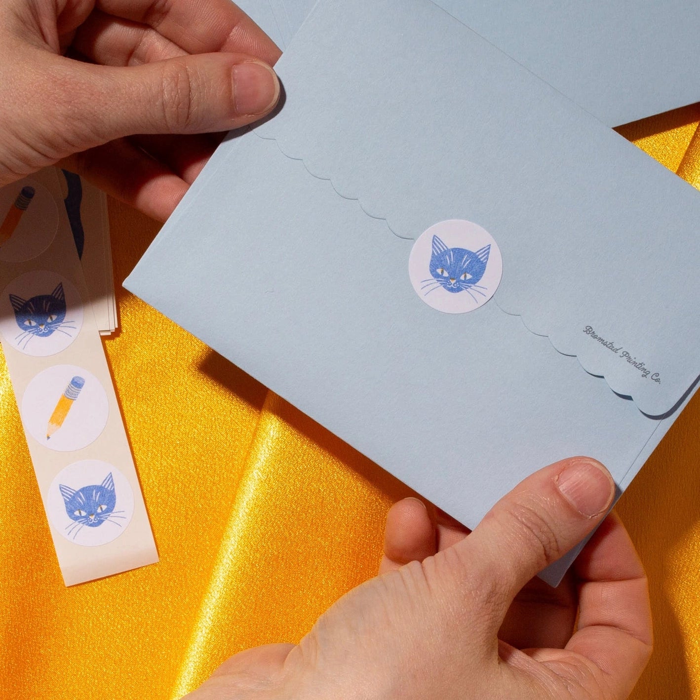 Briefpapier Schrijfset Potloodkat - Bromstad Printing Co.
