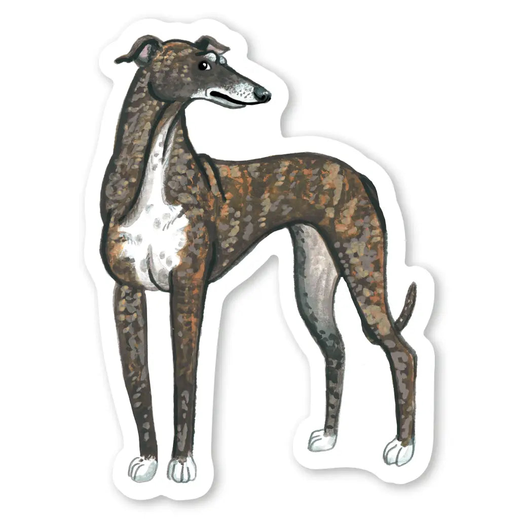 Windhund - Aufkleber