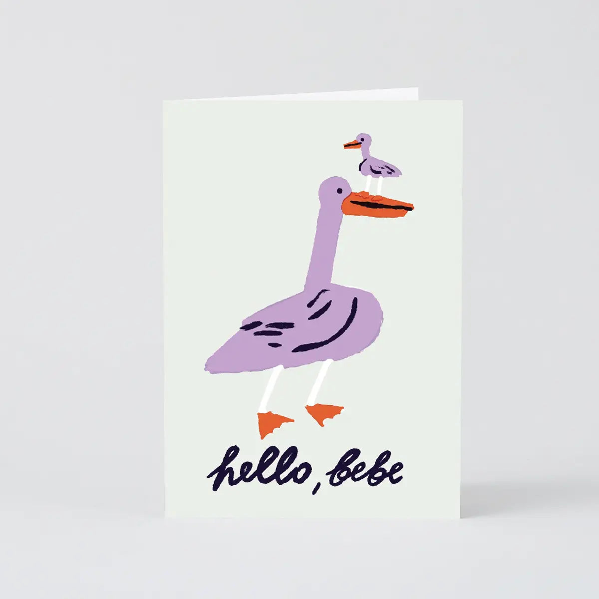 Wrap - Birth card 'Hello Bebe'