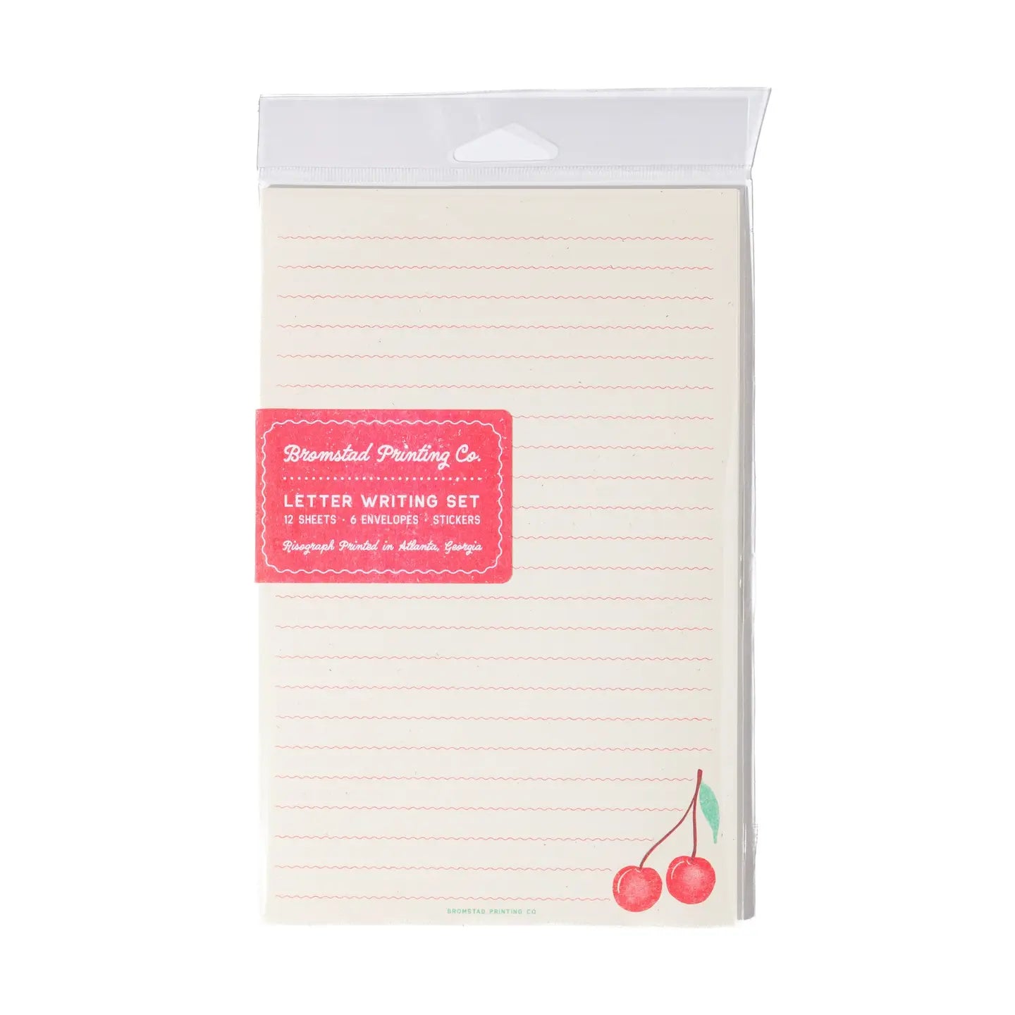 Briefpapier Schrijfset Kersen - Bromstad Printing Co.