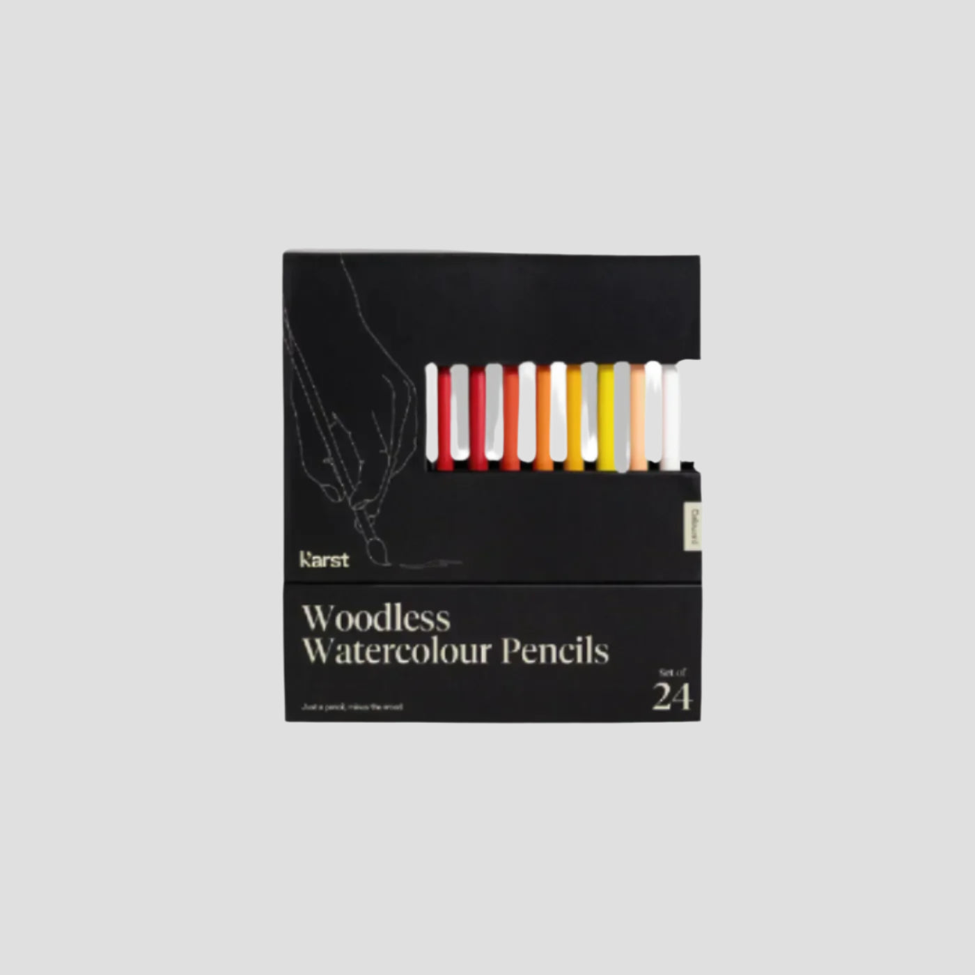 Karst Woodless - Aquarellstifte, 24er-Pack