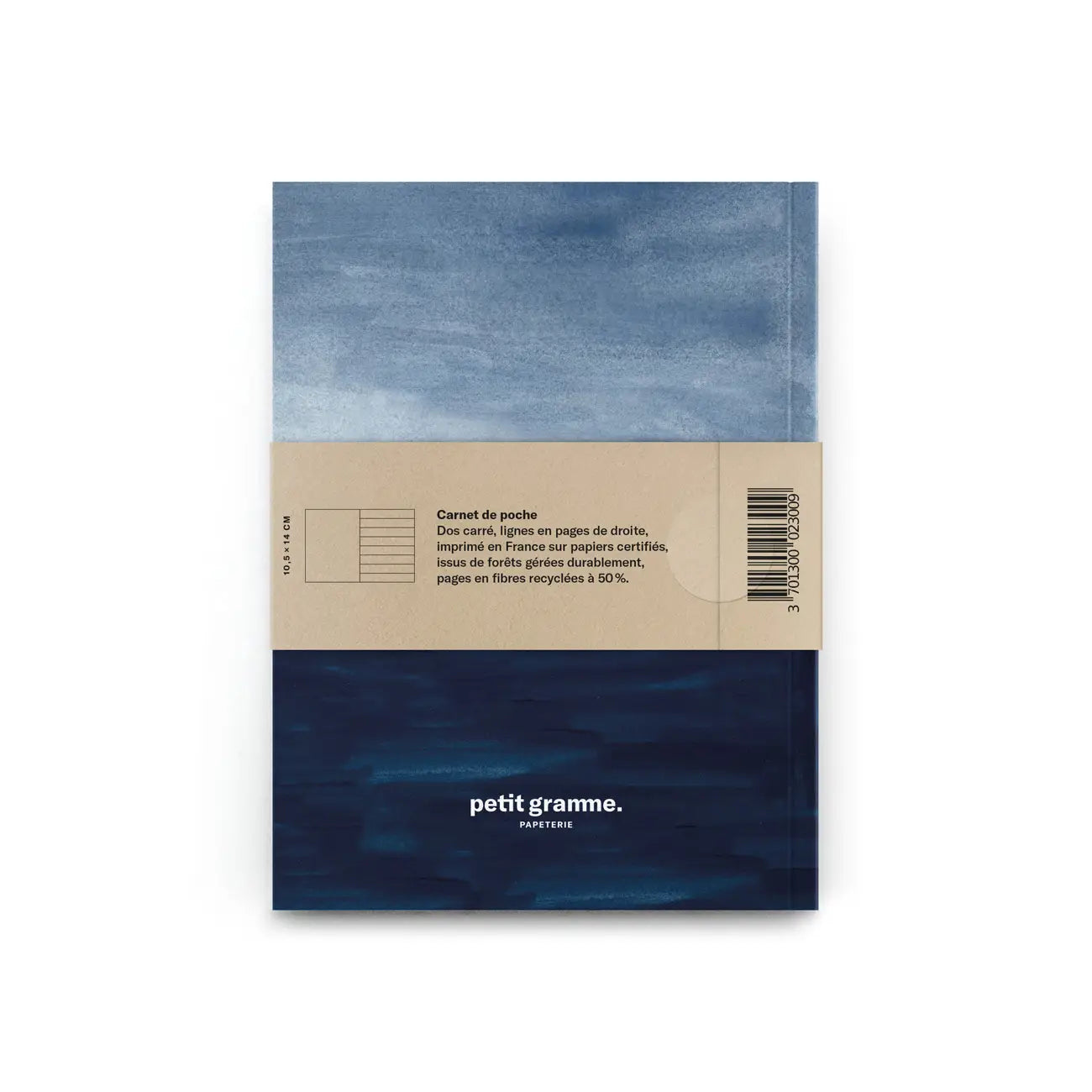 Petit Gramme Notebook - A6 Iceberg (blank/lined)