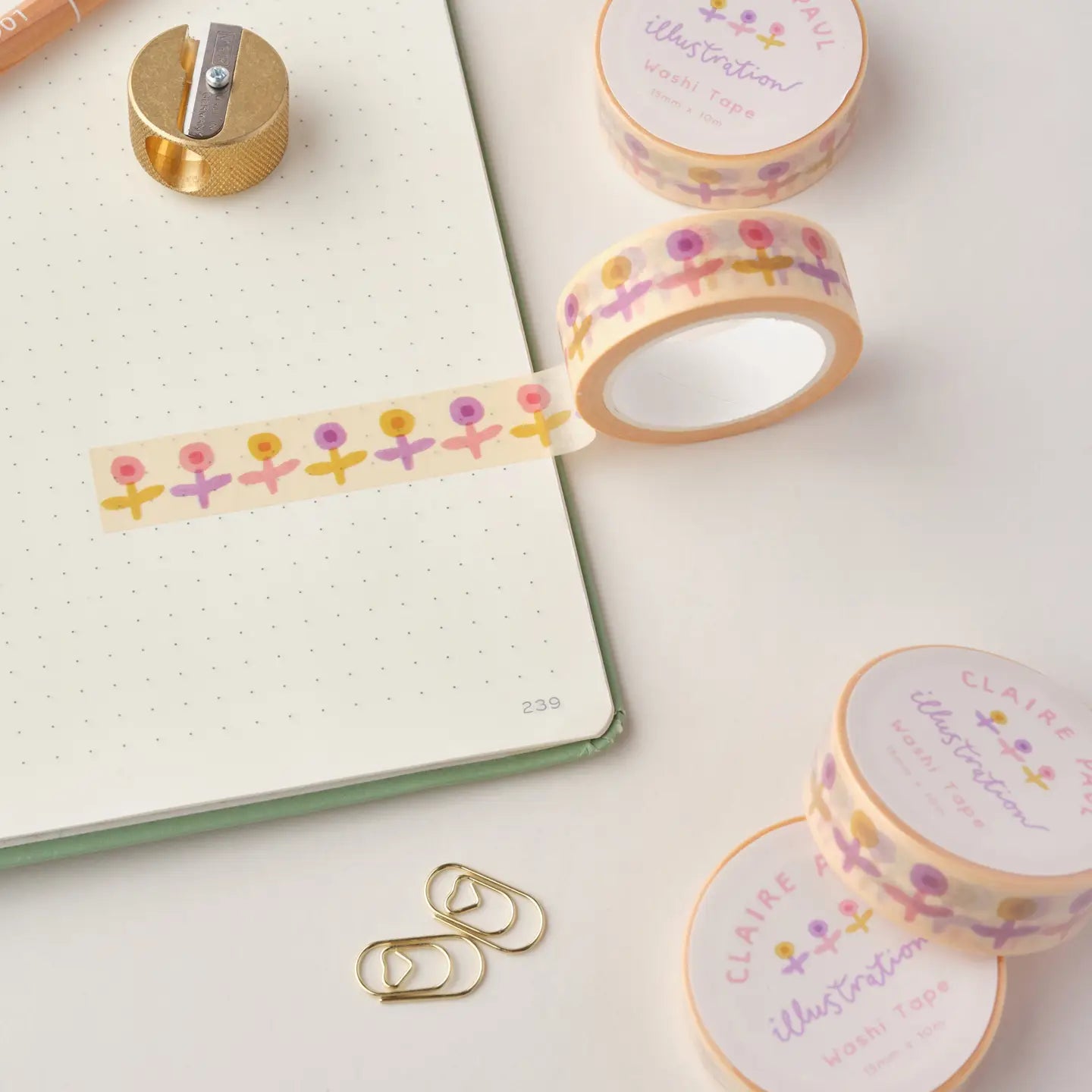 Claire Paul - Washi Tape 'Pastel Flowers'