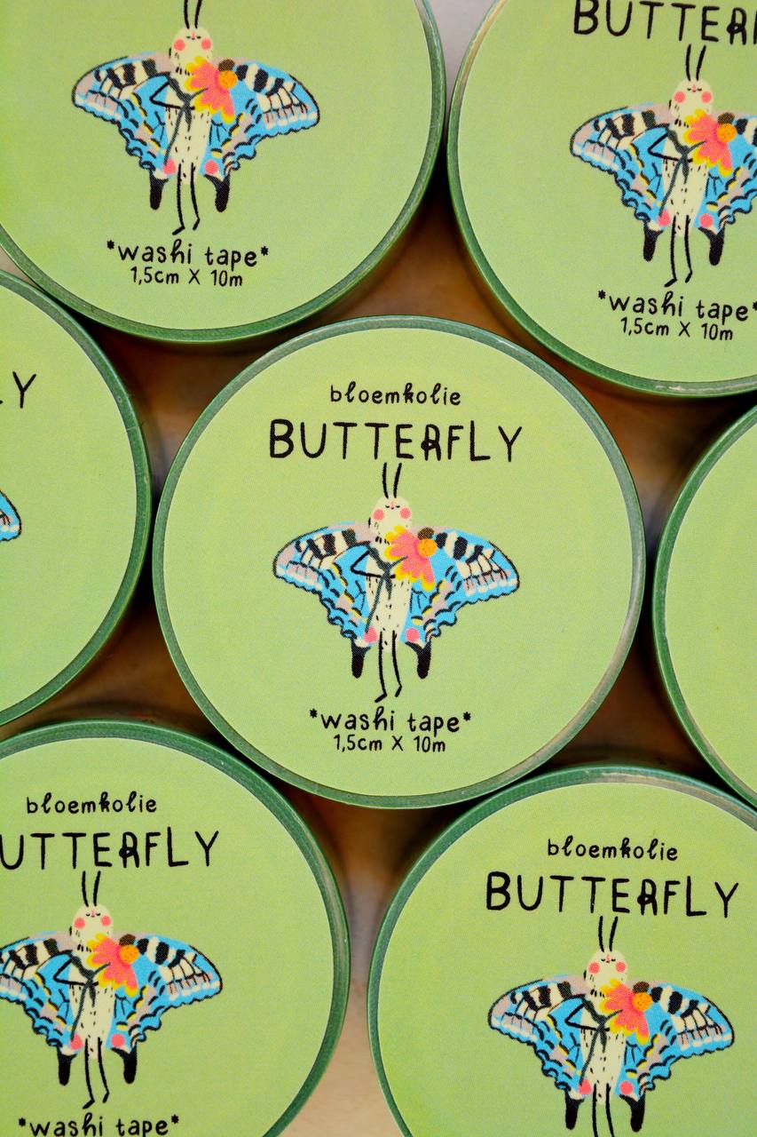 Cauliflower Washi Tape - Butterfly