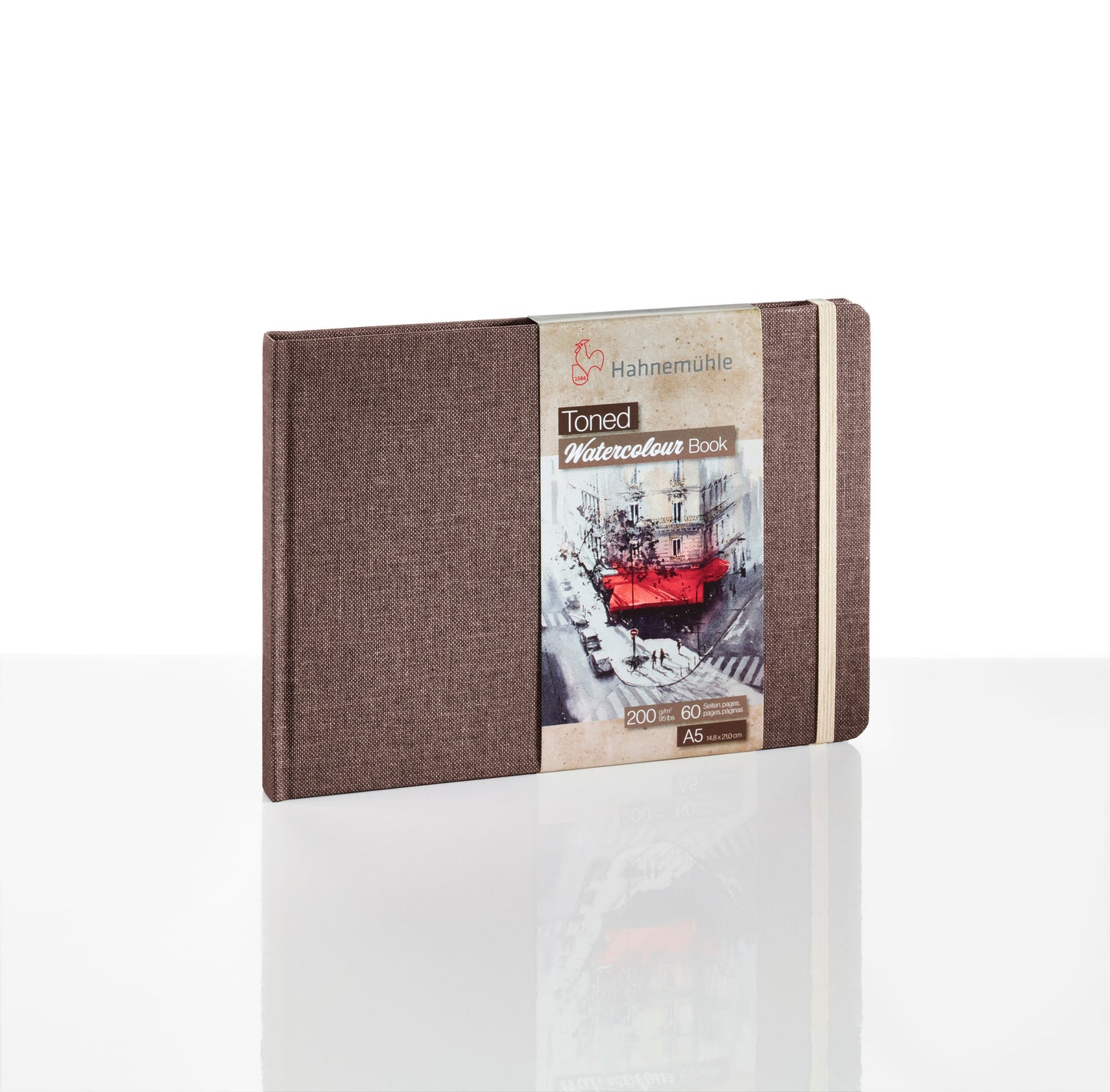 Hahnemühle Toned Watercolour Book Brown A5 - Landscape
