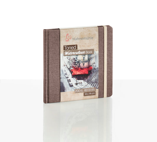 Hahnemühle Toned Watercolour Book Brown - 14x14