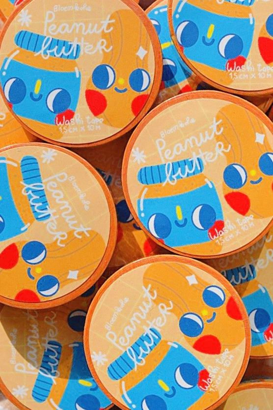 Blumenkohl Washi Tape - Erdnussbutter