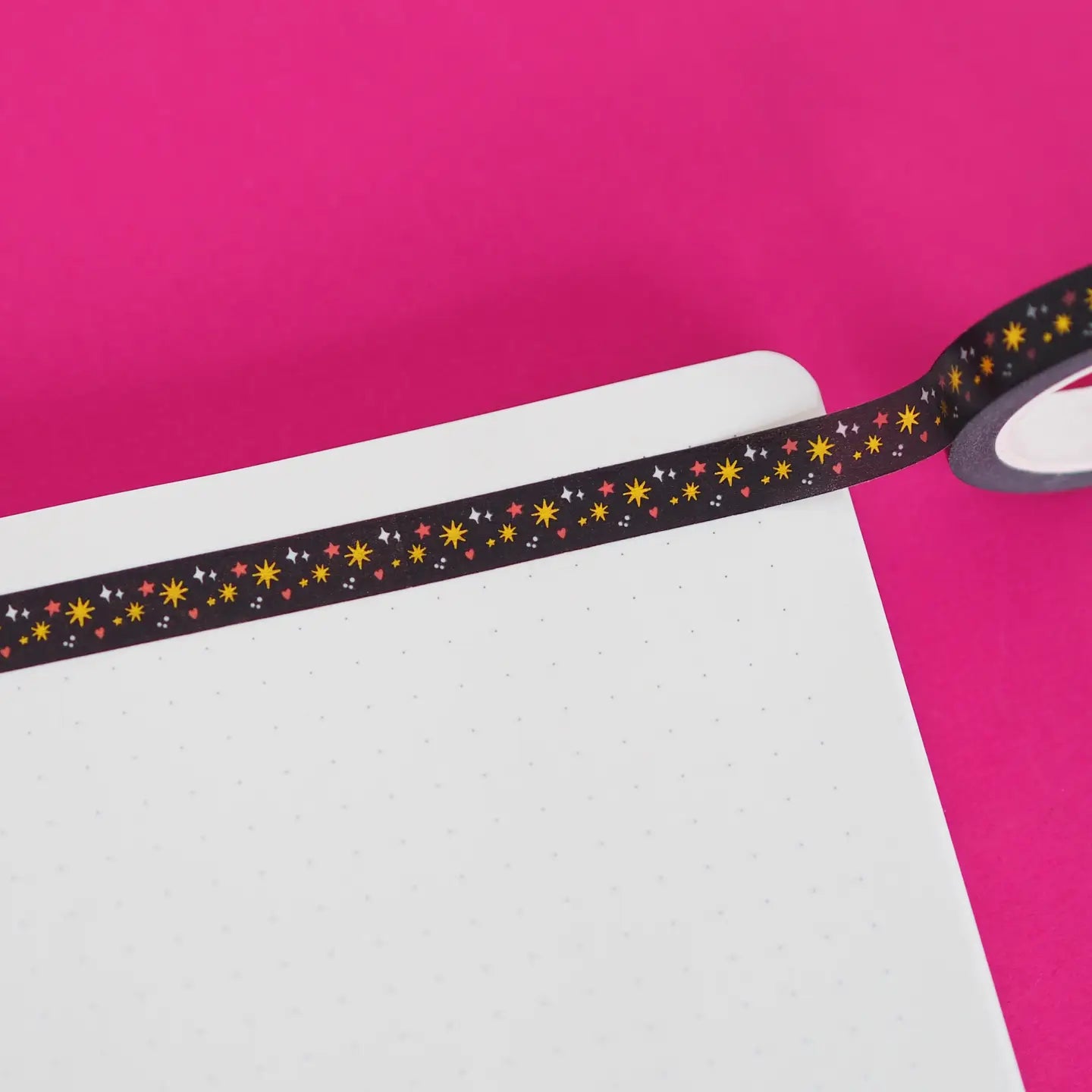 Nutmeg and Arlo Washi Tape - Black Stars (smal)