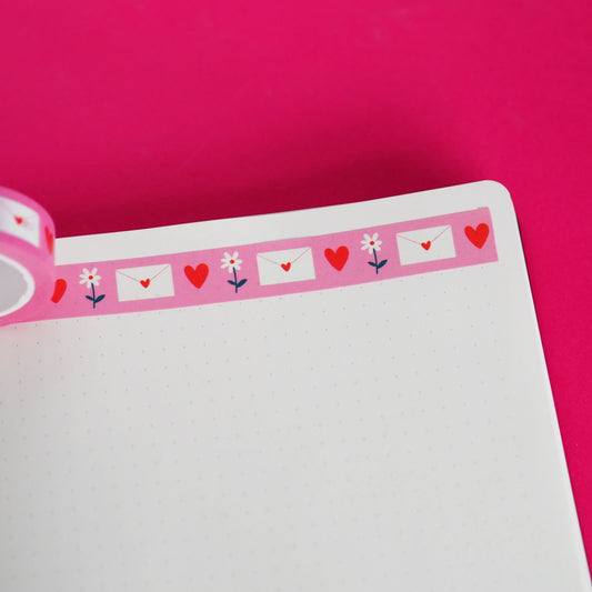 Liebesbrief-Notiz – Washi-Tape