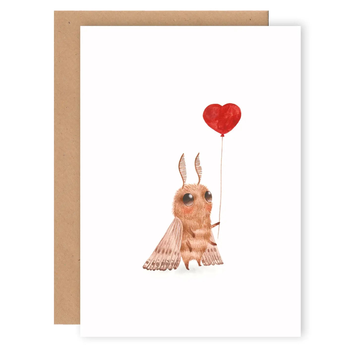 Cécile Berrubé Greeting Card - Moth Card