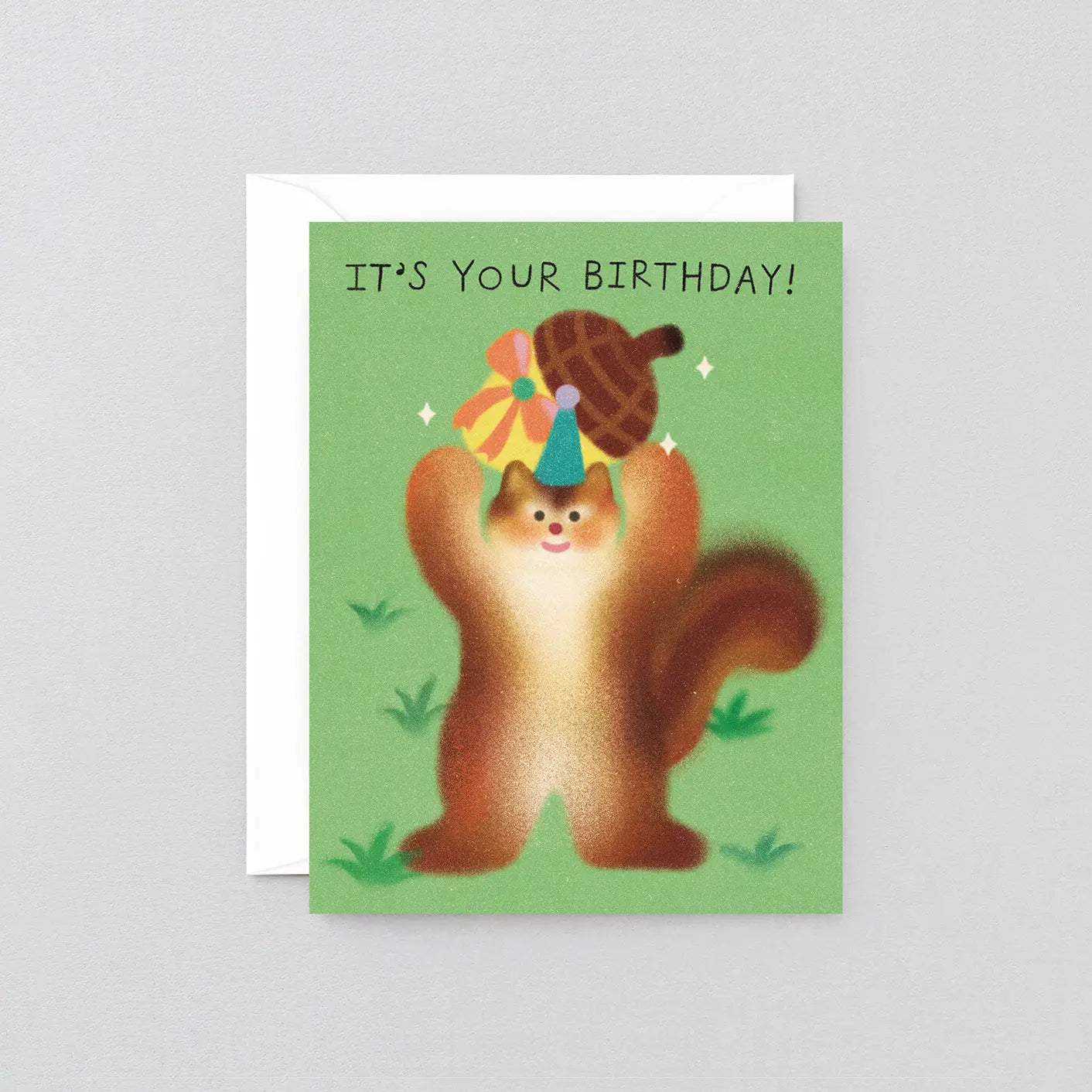 Verjaardagskaart It's Your Birthday Eekhoorn - Wrap
