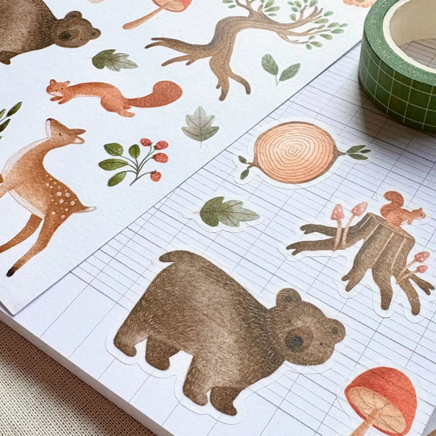 Nikki Dotti - Stickervel 'Into the Woods' A6