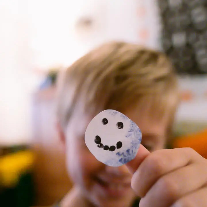 Hadley Maak je eigen Kerstkaarten - Sneeuwpop Set