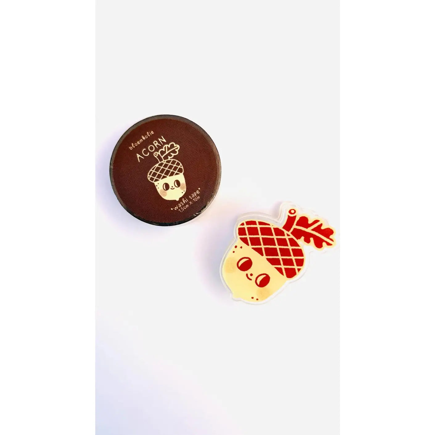 Washi Tape Acorn - Bloemkolie