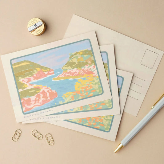 Claire Paul Wenskaart - Boscastle Haven, Cornwall