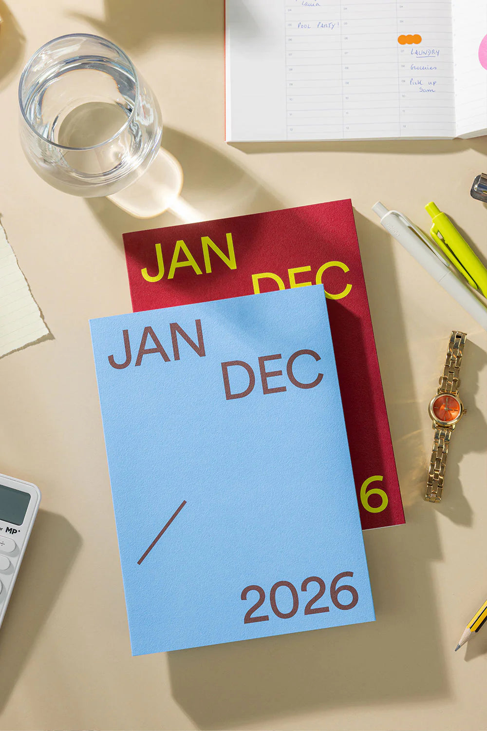 mishmash 2026 Planner Notes - Glacier