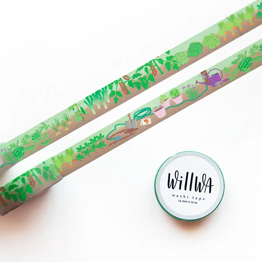 Willwa Washi tape - Gardening