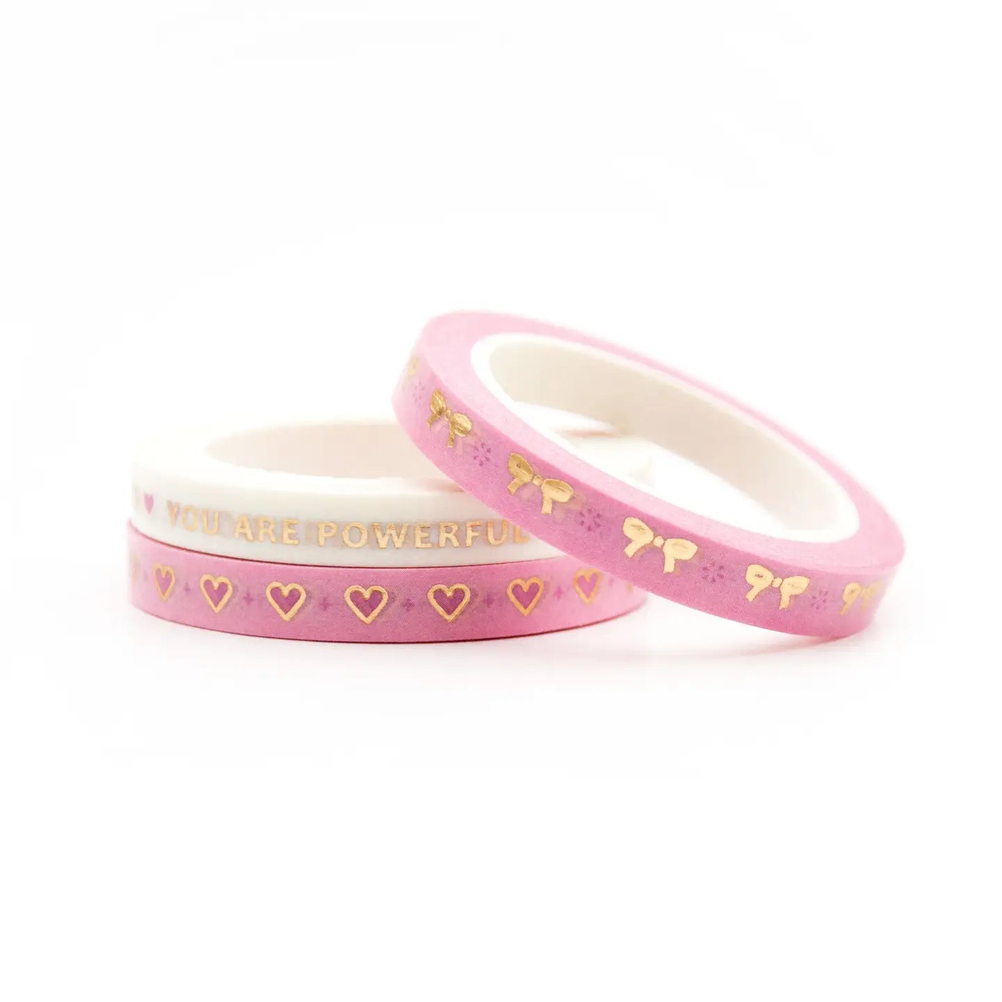 Willwa Washi tape - Love & Bows (set van 3)