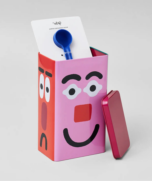 Koffieblik Gezichten - Wrap