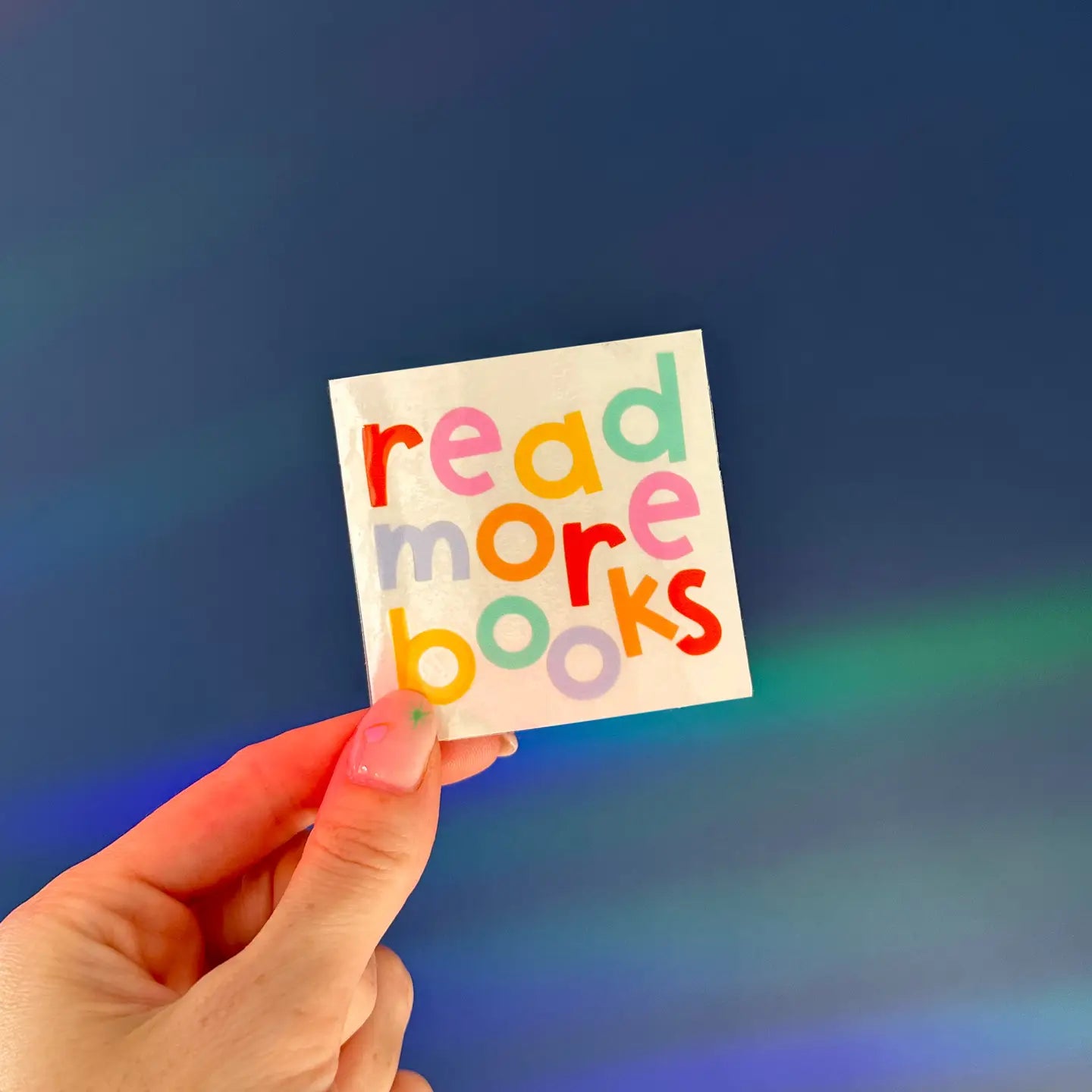 Nutmeg and Arlo Vinyl sticker - Read More Books