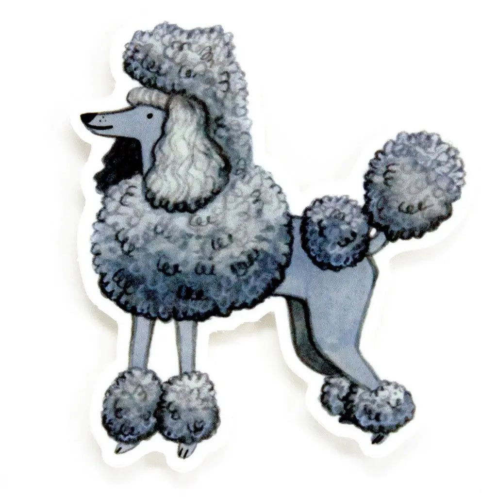 Pudel - Aufkleber