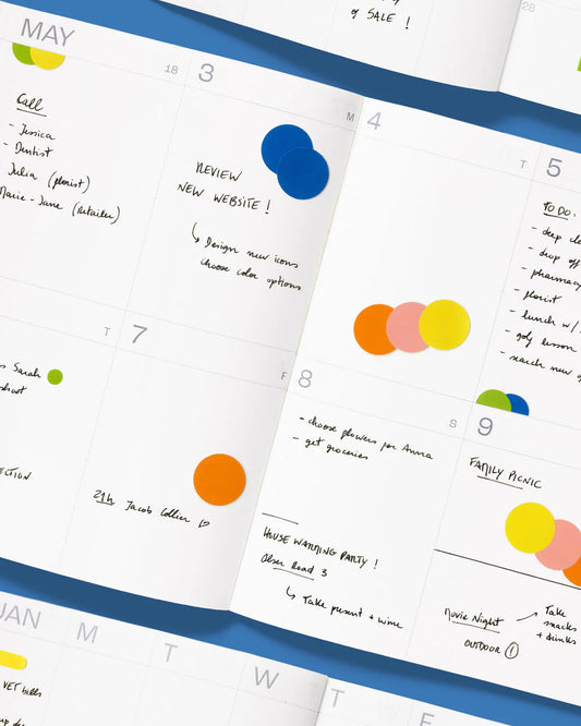 mishmash 2026/2027 Planner Frames - Lime