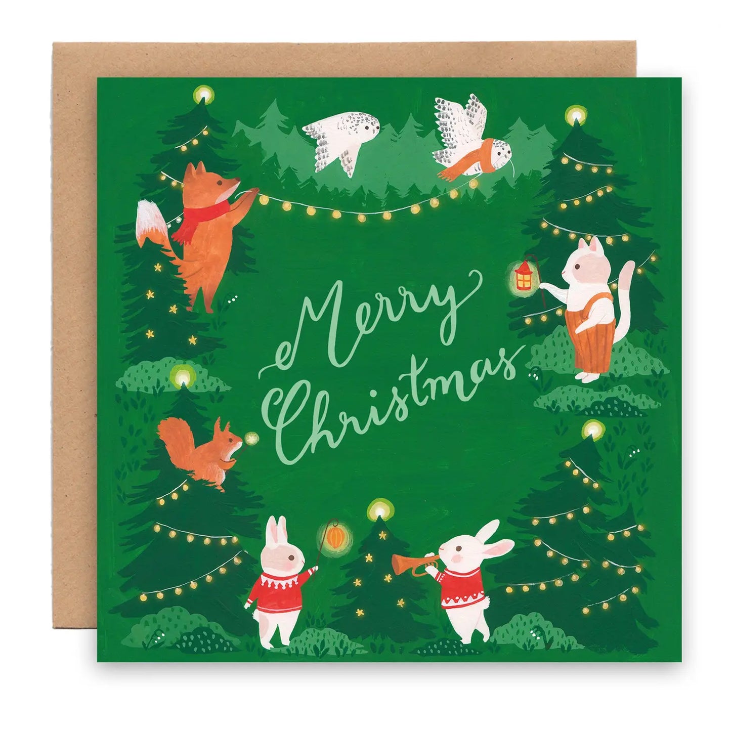 Cécile Berrubé Weihnachtskarte - Frohe Weihnachten