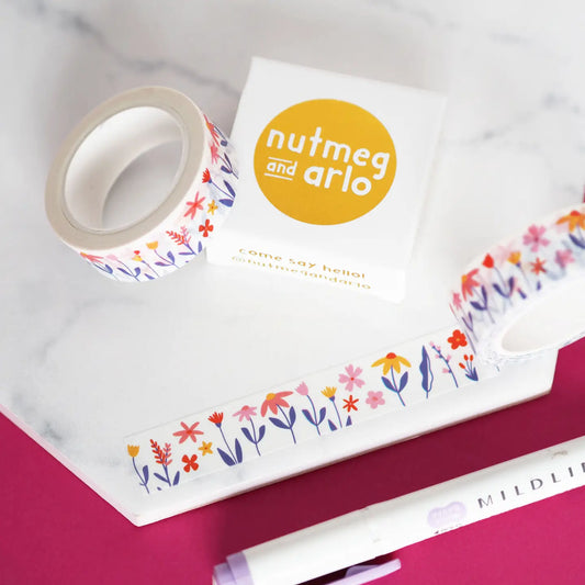 Nutmeg and Arlo Washi Tape - Spring Meadow (breed)