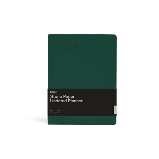Karst Softcover Undated Planner - B5 Forest