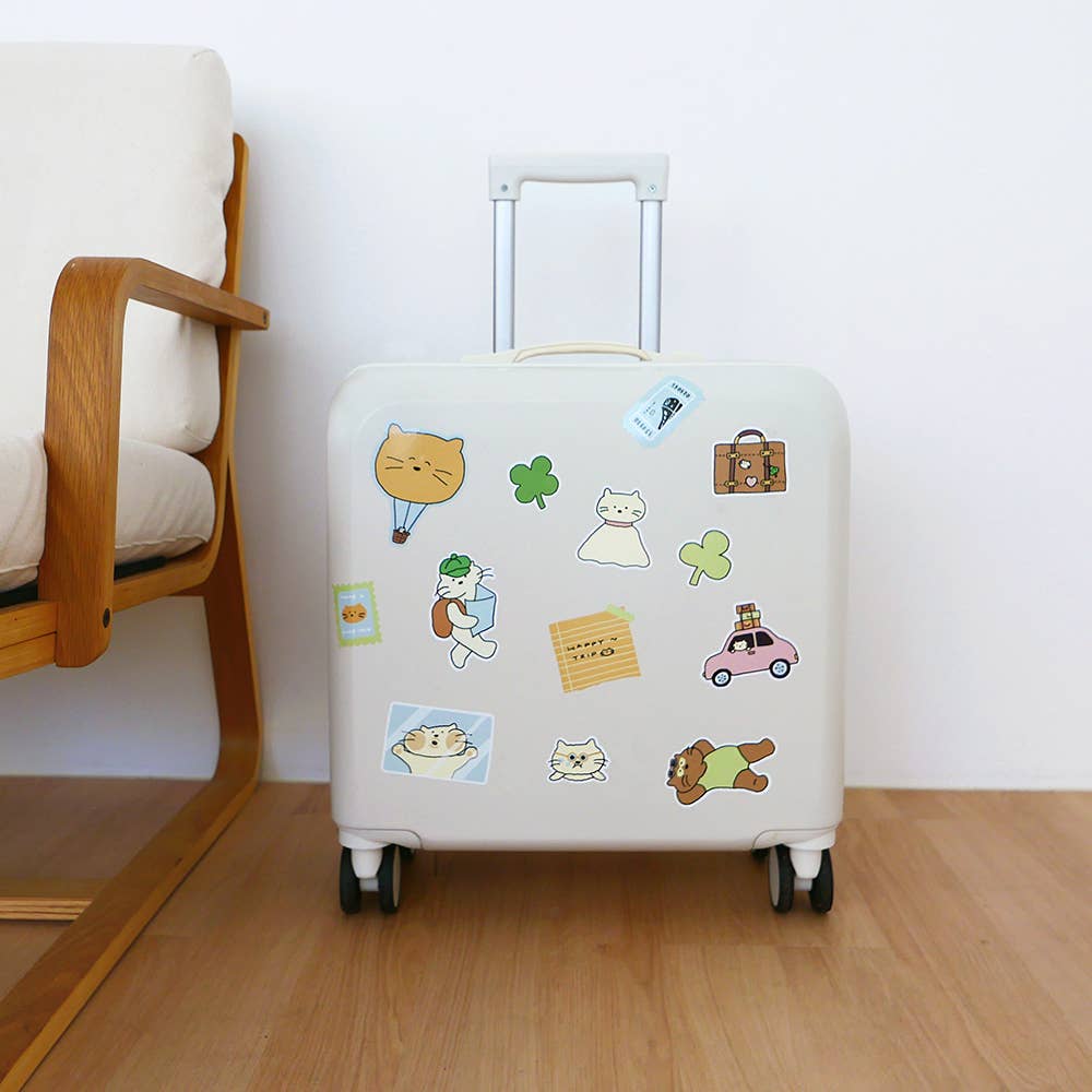 Sticker Set Cat's Happy Trip - Suatelier Design