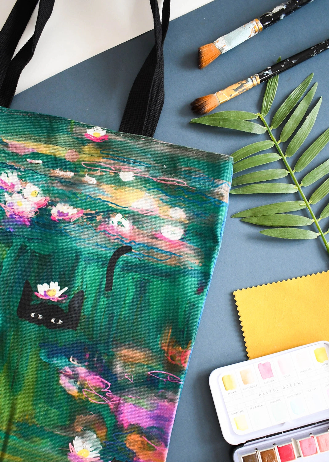 Niaski Monet Cat – Baumwolltasche