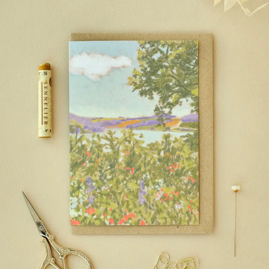 Claire Paul Wenskaart - Monpardiac Landscape