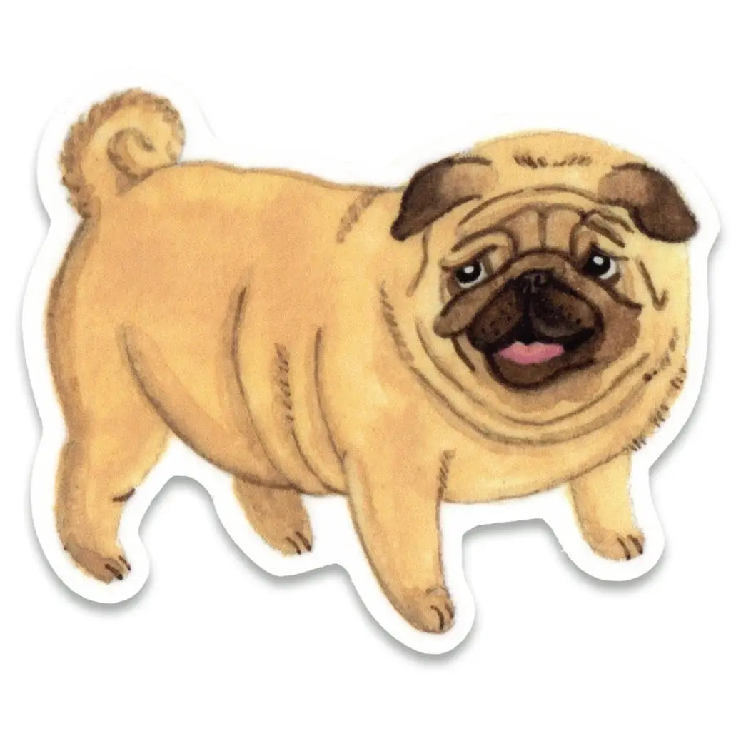 Mops - Aufkleber