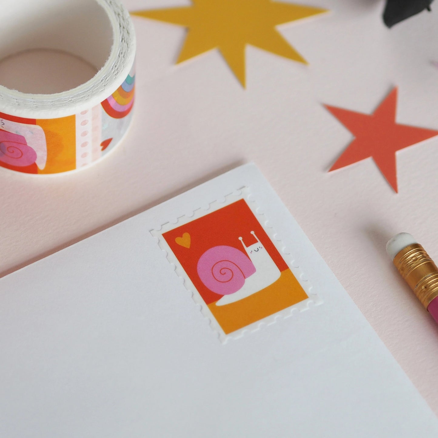 Postage stamp - Wide Washi tape