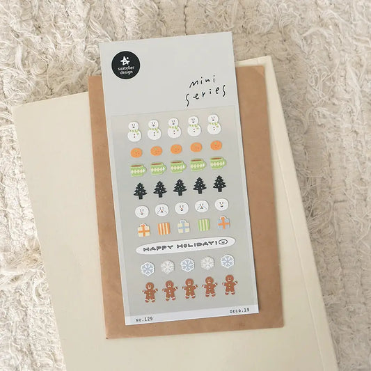 Suatelier Design - Mini Stickers Deco 019 Snowman