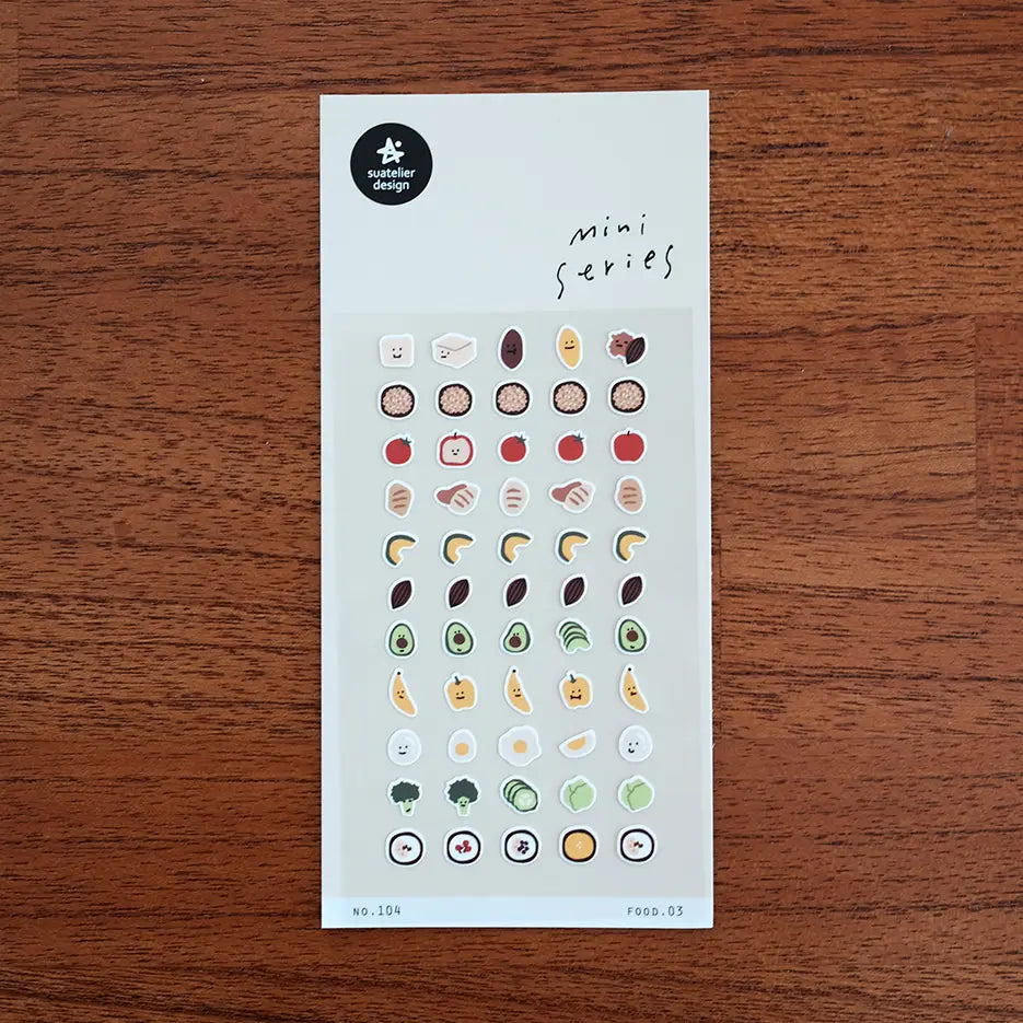 Suatelier Design Mini Stickers - Food 03