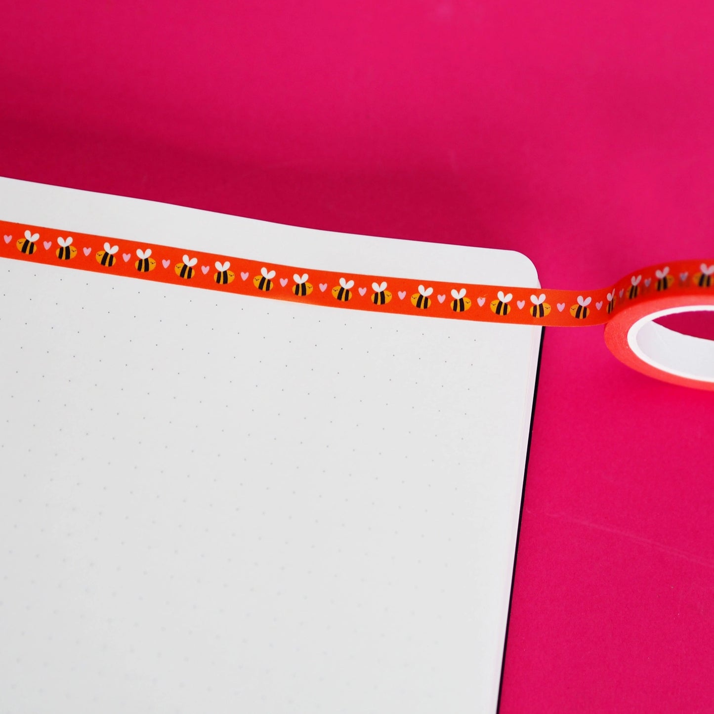 Tiny Bees – Schmales Washi Tape 7,5 mm