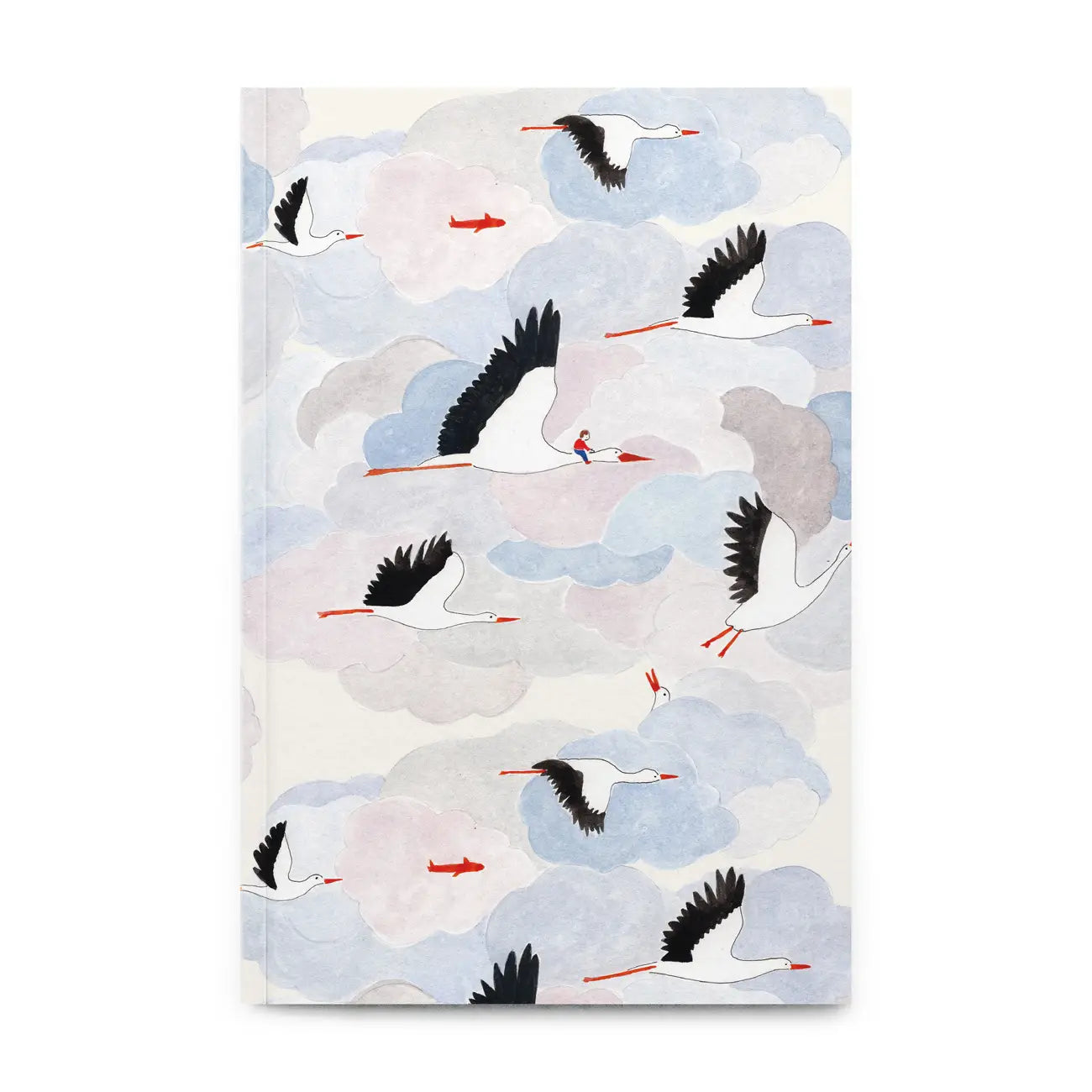 Petit Gramme Notitieboek - A5 Storks (Blanco/Lined)