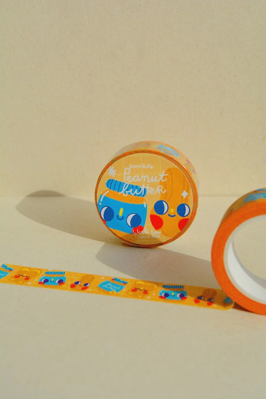 Blumenkohl Washi Tape - Erdnussbutter