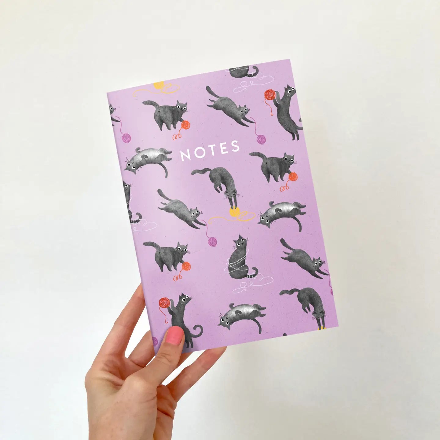 Emily Nash Notebook A5 - Katten (blanco)