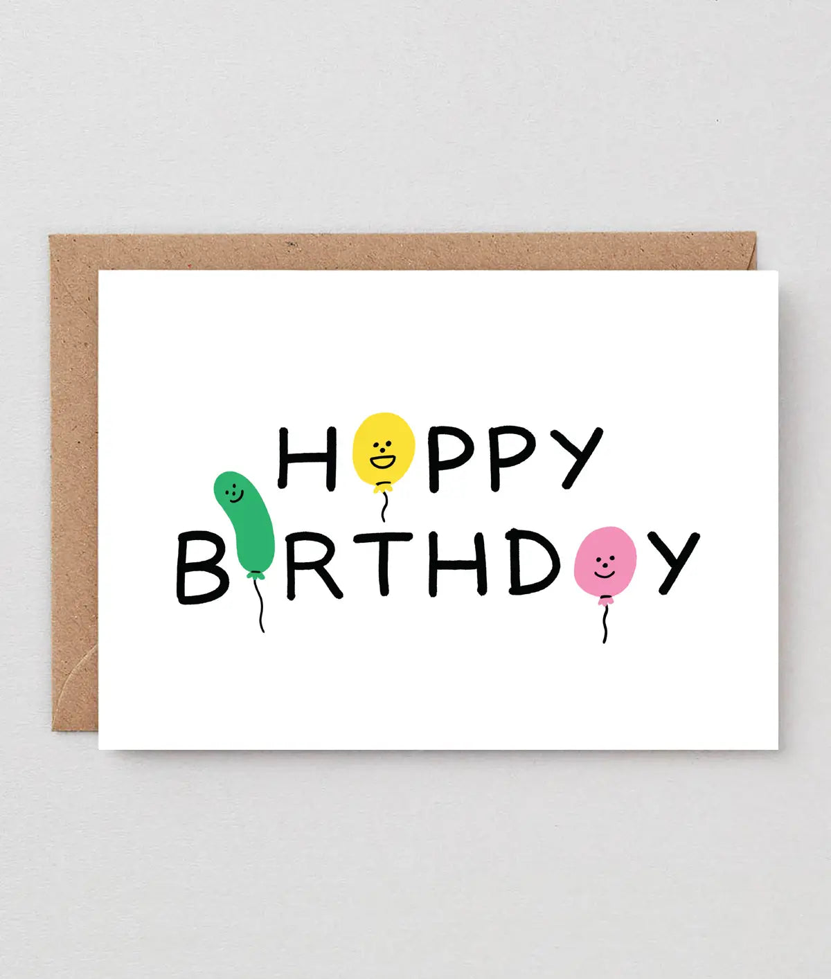 Wrap Wenskaart - 'Happy Birthday!'