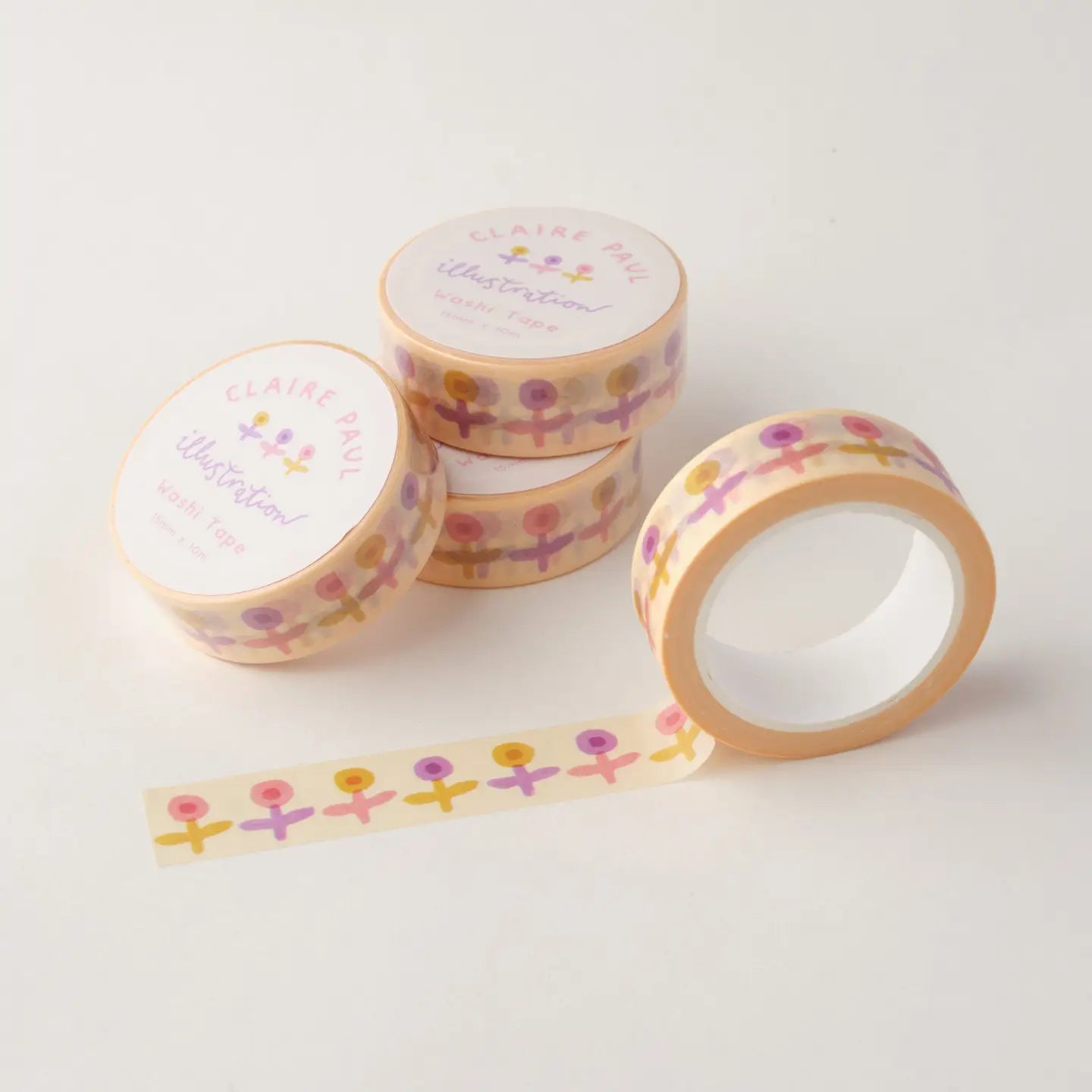 Claire Paul - Washi Tape 'Pastel Flowers'
