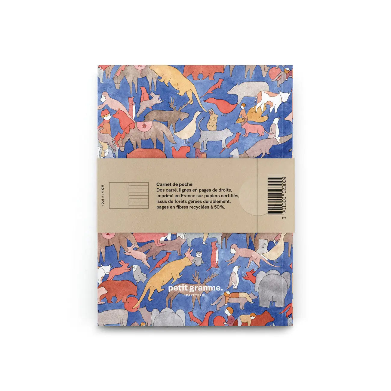 Petit Gramme Notebook Softcover - A6 Horse Riding (blank/lined)