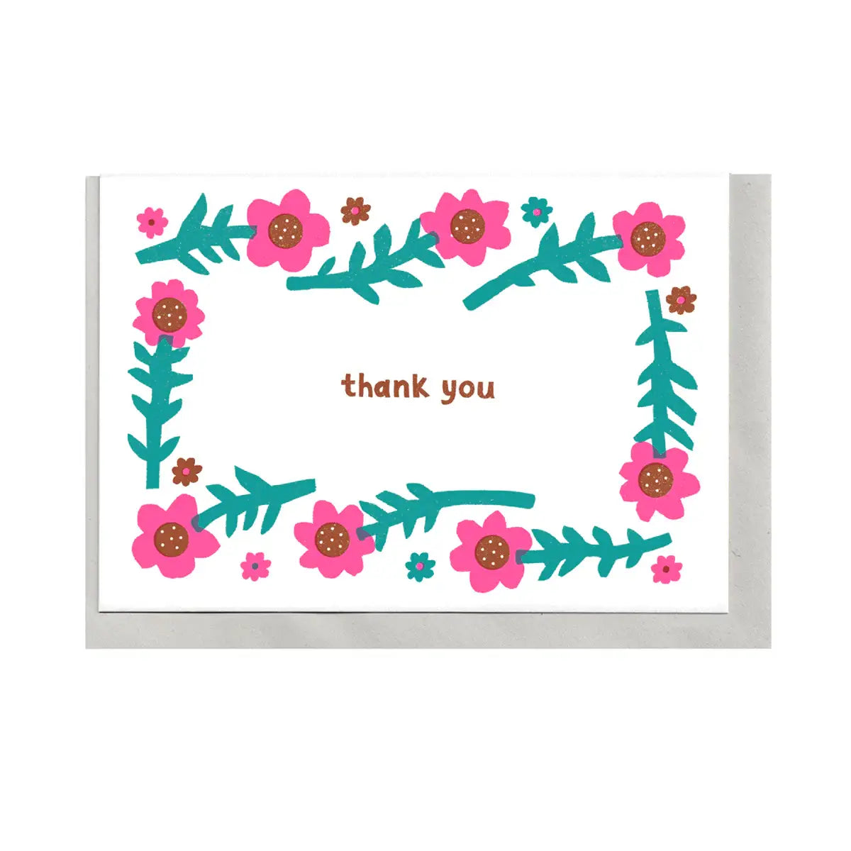 The Printed Peanut Stationery - Bedankkaartje Bloemen A6
