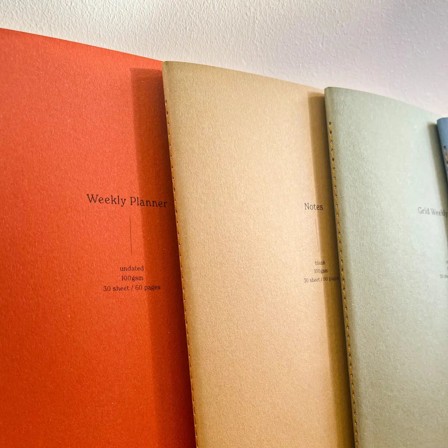 Fin Studio Undated Planner - Paprika (Weekly Planner)