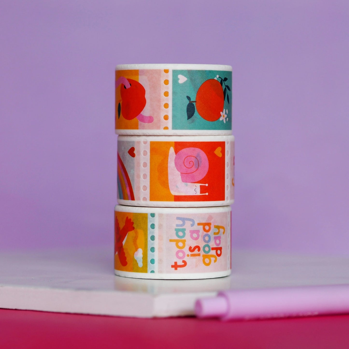 Postage stamp - Wide Washi tape