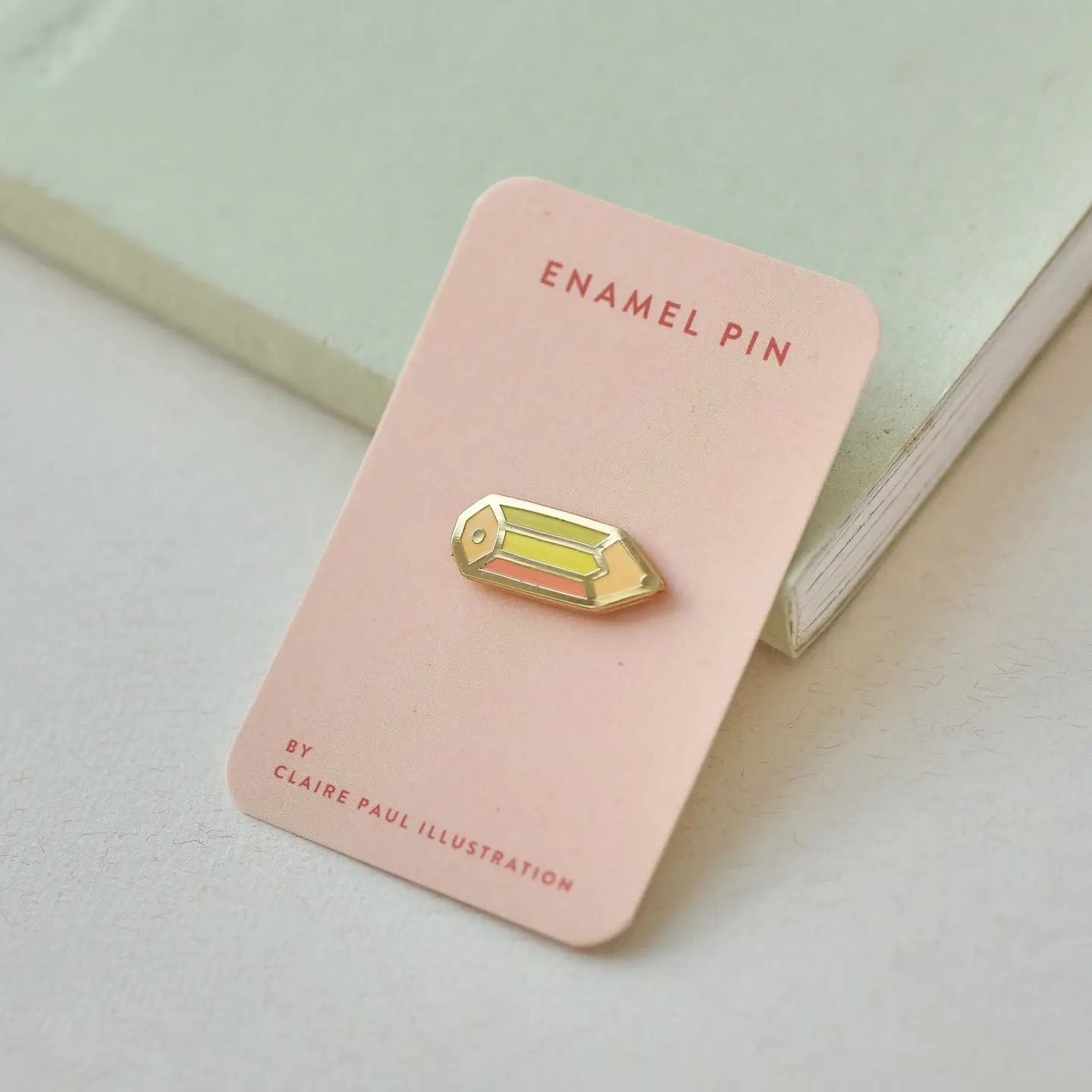 Speld Pin emaille Potlood - Claire Paul